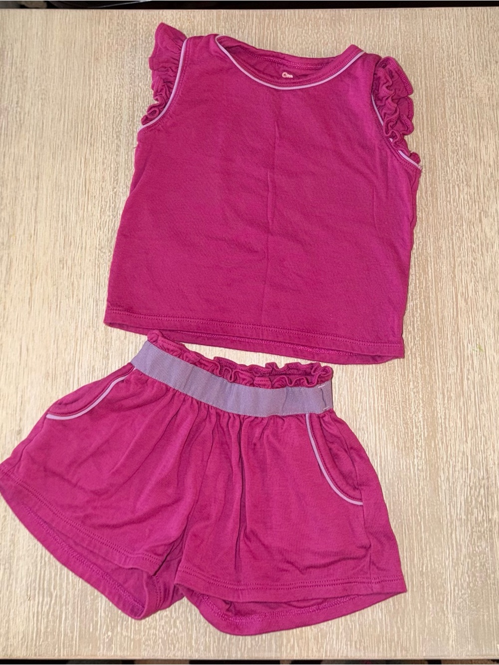 Oso & Me Ruffle Tank & Shorts - size 12M